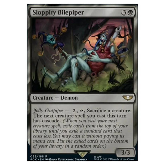 Magic The Gathering - Universes Beyond - Warhammer 40k - Sloppity Bilepiper - 059/168