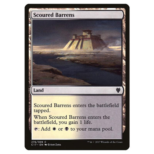 Magic The Gathering - Commander 2017 - Scoured Barrens - 276/309