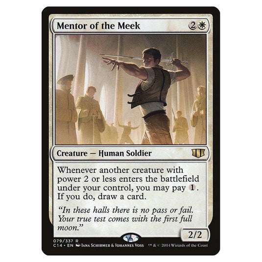 Magic The Gathering - Commander 2014 - Mentor Of The Meek - 79