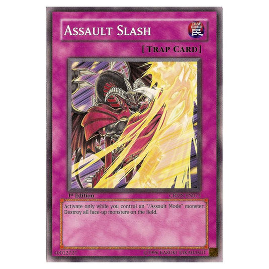 Yu-Gi-Oh! - Crimson Crisis - Assault Slash (Common) CRMS-EN074