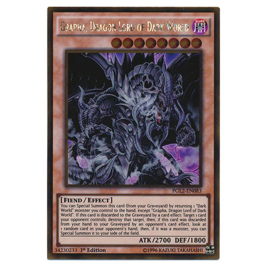 Yu-Gi-Oh! - Premium Gold - Return of the Bling - Grapha, Dragon Lord of Dark World (Gold Rare) PGL2-EN083