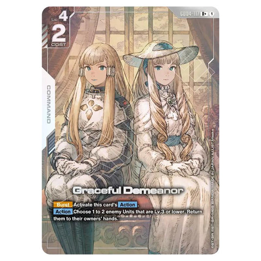 Gundam Card Game - GD-04: Phantom Aria - Graceful Demeanor (R+) - GD04-117