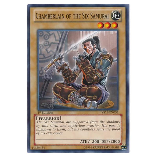 Yu-Gi-Oh! - Super Starter - V for Victory - Chamberlain of the Six Samurai (Common) YS13-EN005