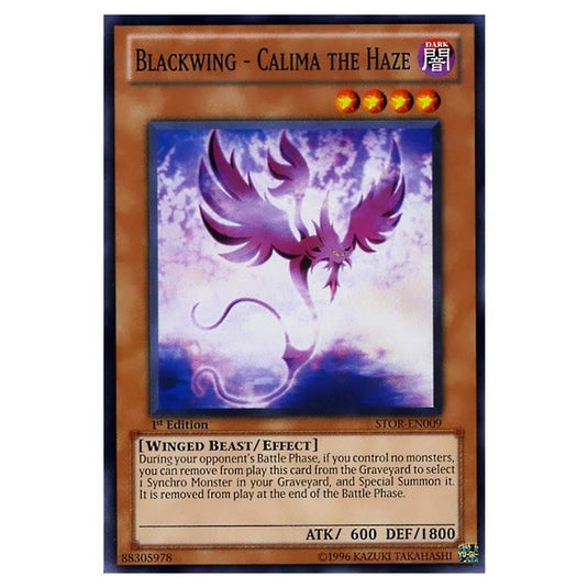 Yu-Gi-Oh! - Storm of Ragnarok - Blackwing - Calima the Haze (Common) STOR-EN009