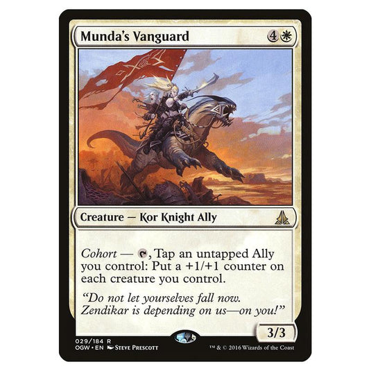 Magic the Gathering - Oath of the Gatewatch - Munda\\'s Vanguard - 29/184