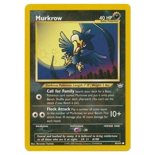Pokemon - Neo Revelation - Murkrow - 46/64/64