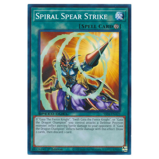 Yu-Gi-Oh! - Speed Duel Starter Decks - Match of the Millennium - Spiral Spear Strike (Common) SS04-ENA21