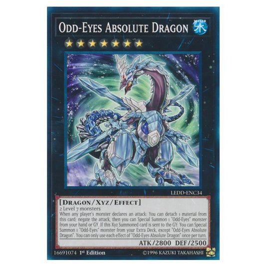 Yu-Gi-Oh! - Legendary Dragon Decks - Odd-Eyes Absolute Dragon (Common) LEDD-ENC34