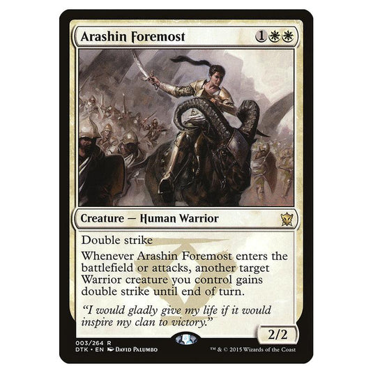 Magic the Gathering - Dragons of Tarkir - Arashin Foremost - 3/264
