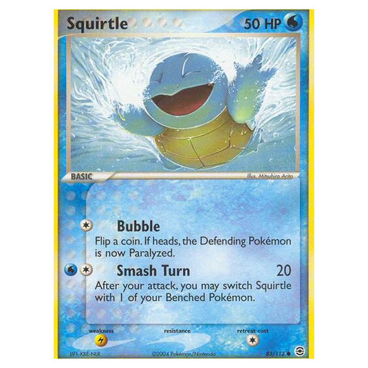 Pokemon - EX Series - FireRed & LeafGreen - Squirtle - 83/112
