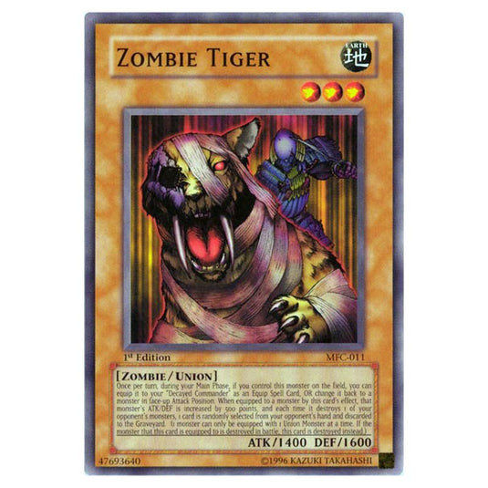 Yu-Gi-Oh! - Magician\'s Force - Zombie Tiger (Common) MFC-011