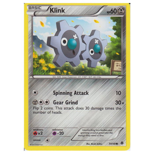 Pokemon - Black & White - Emerging Powers - Klink 74/98