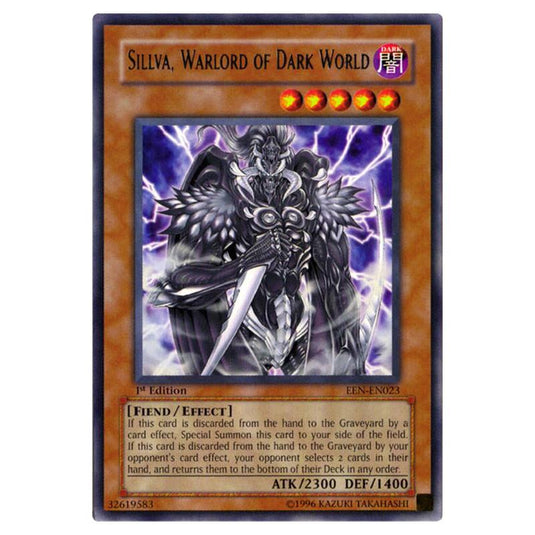 Yu-Gi-Oh! - Elemental Energy - Sillva, Warlord of Dark World (Rare) EEN-EN023