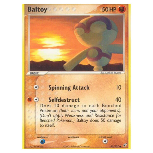 Pokemon - EX Deoxys - Baltoy - 053/107