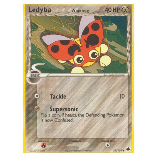 Pokemon - EX Dragon Frontiers - Ledyba δ Delta Species - 053