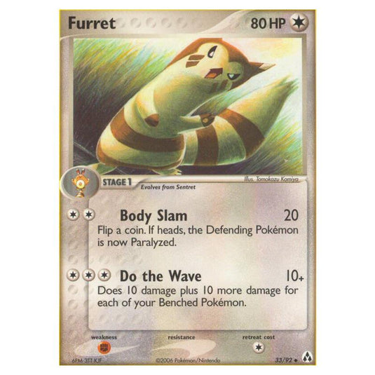 Pokemon - EX Legend Maker - Furret - 33/92