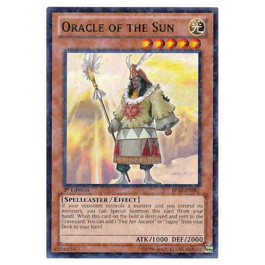 Yu-Gi-Oh! - Battle Pack 2 - War of the Giants - Oracle of the Sun (Mosaic Rare) BP02-EN087
