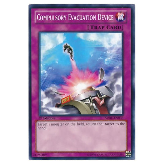 Yu-Gi-Oh! - Saga of Blue-Eyes White Dragon Structure Deck - Compulsory Evacuation Device (Common) SDBE-EN038