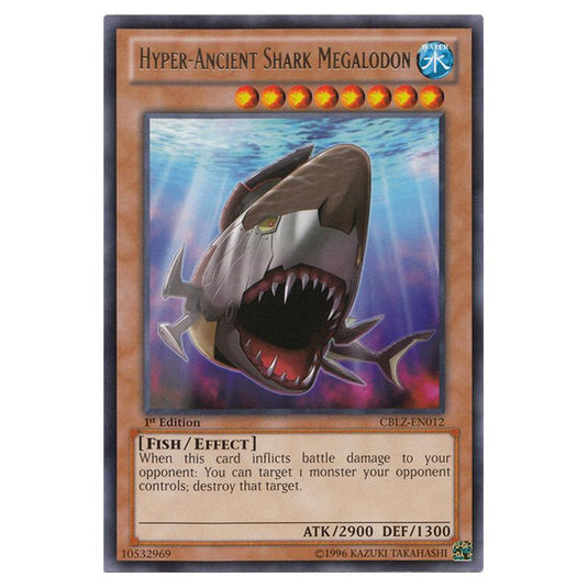 Yu-Gi-Oh! - Cosmo Blazer - Hyper-Ancient Shark Megalodon (Rare) CBLZ-EN012