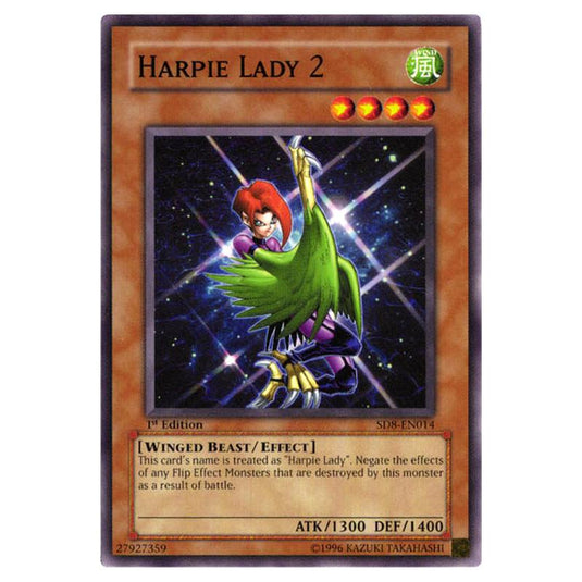 Yu-Gi-Oh! - Structure Deck - Lord of the Storm - Harpie Lady 2 (Common) SD8-EN014