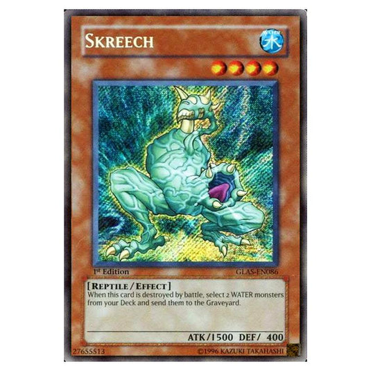 Yu-Gi-Oh! - Gladiator\'s Assault - Skreech (Secret Rare) GLAS-EN086