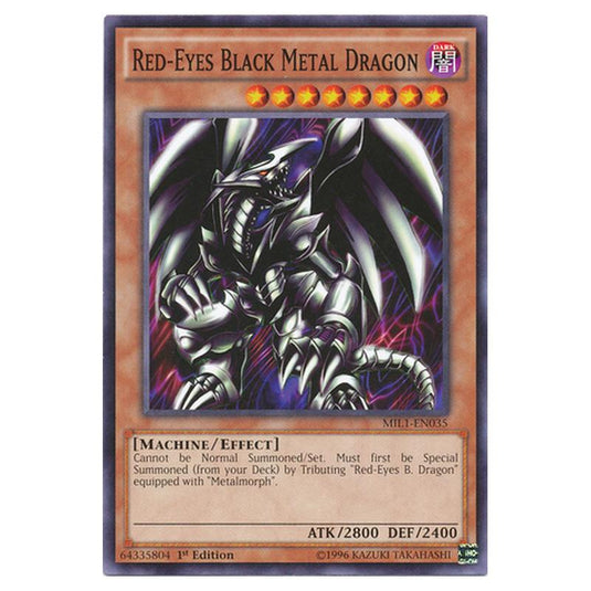 Yu-Gi-Oh! - Millennium Pack - Red-Eyes Black Metal Dragon (Common) MIL1-EN035