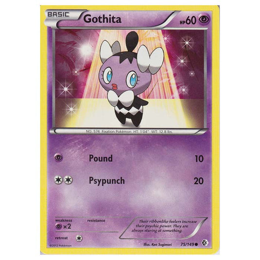 Pokemon - Black & White - Boundaries Crossed - Gothita 75/149