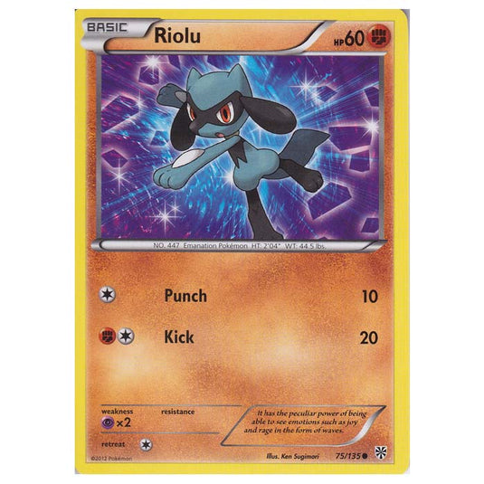 Pokemon - Black & White - Plasma Storm - Riolu - 75/135