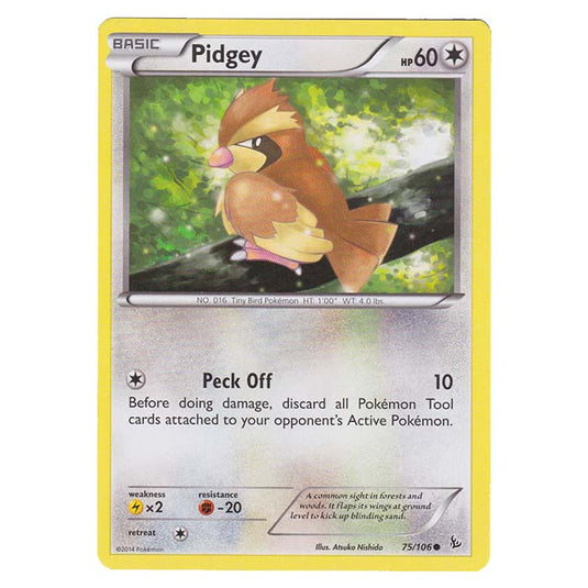 Pokemon - XY - Flashfire - Pidgey - 75/106