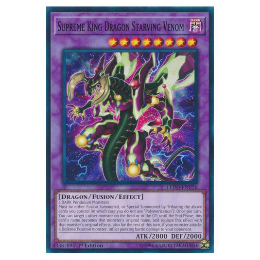 Yu-Gi-Oh! - Legendary Dragon Decks - Supreme King Dragon Starving Venom (Common) LEDD-ENC26