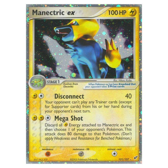 Pokemon - EX Deoxys - Manectric ex - 101/107