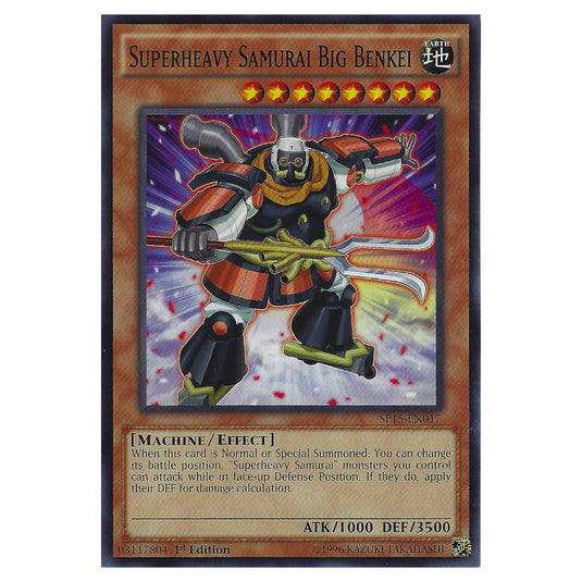 Yu-Gi-Oh! - Star Pack ARC-V - Superheavy Samurai Big Benkei (Common) SP15-EN017