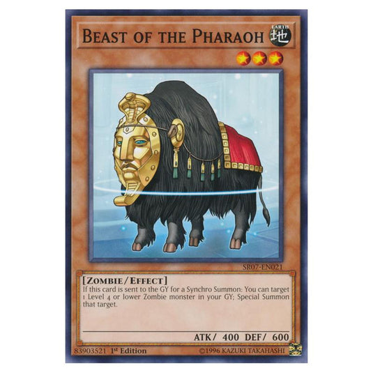 Yu-Gi-Oh! - Structure Deck - Zombie Horde - Beast of the Pharaoh (Common) SR07-EN021