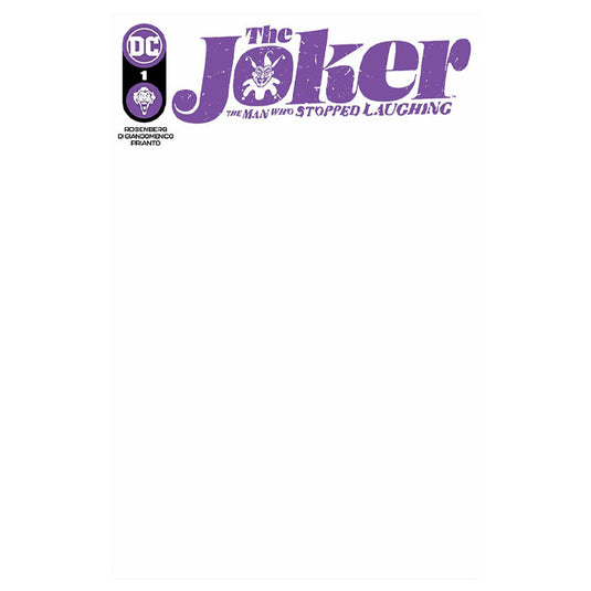 Joker: The Man Who Stopped Laughing - Issue 1 Cover E Blank