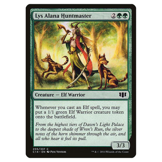 Magic The Gathering - Commander 2014 - Lys Alana Huntmaster - 205