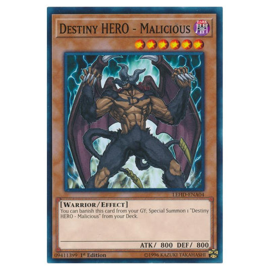 Yu-Gi-Oh! - Legendary Hero Decks - Destiny HERO - Malicious (Common) LEHD-ENA04