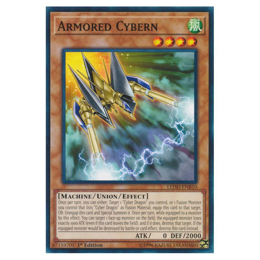 Yu-Gi-Oh! - Legendary Dragon Decks - Armored Cybern (Common) LEDD-ENB10