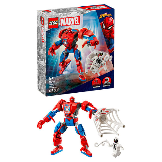 Lego - Super Heroes Marvel - Spider-Man Mech vs. Anti-Venom #76308