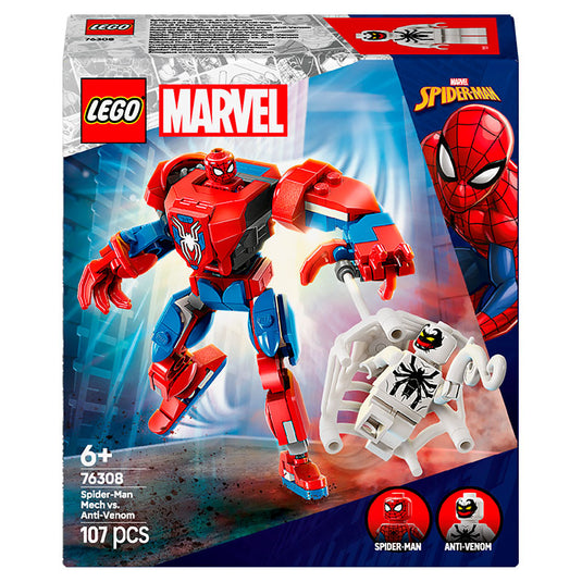 Lego - Super Heroes Marvel - Spider-Man Mech vs. Anti-Venom #76308