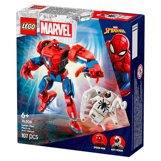 Lego - Super Heroes Marvel - Spider-Man Mech vs. Anti-Venom #76308