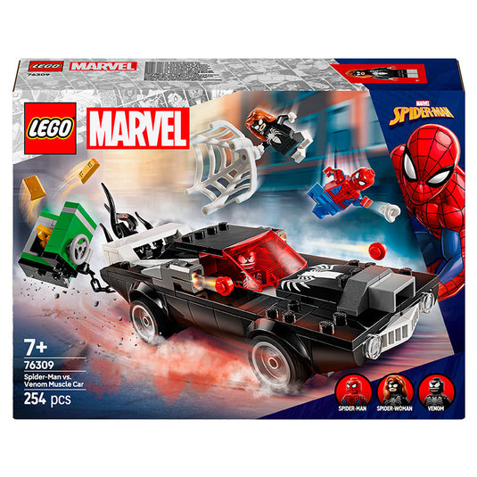 Lego - Super Heroes Marvel - Spider-Man vs. Venom Muscle Car #76309