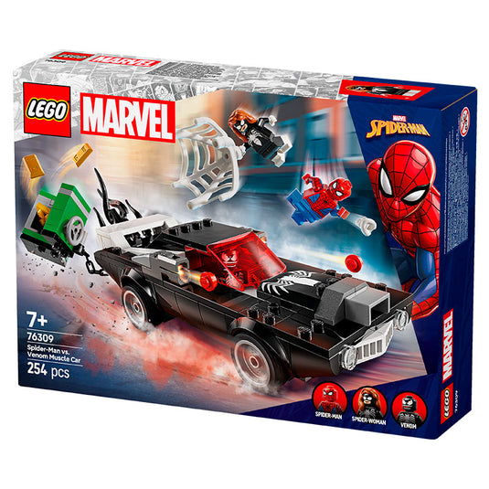 Lego - Super Heroes Marvel - Spider-Man vs. Venom Muscle Car #76309