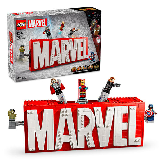 Lego - Super Heroes Marvel - MARVEL Logo & Minifigures #76313