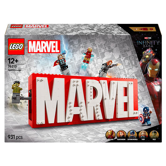 Lego - Super Heroes Marvel - MARVEL Logo & Minifigures #76313