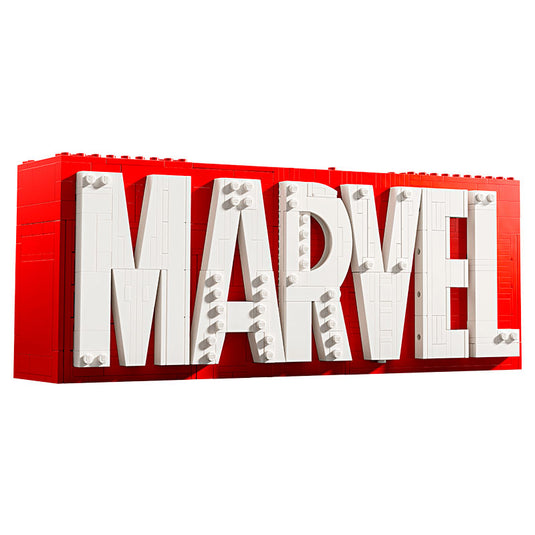 Lego - Super Heroes Marvel - MARVEL Logo & Minifigures #76313