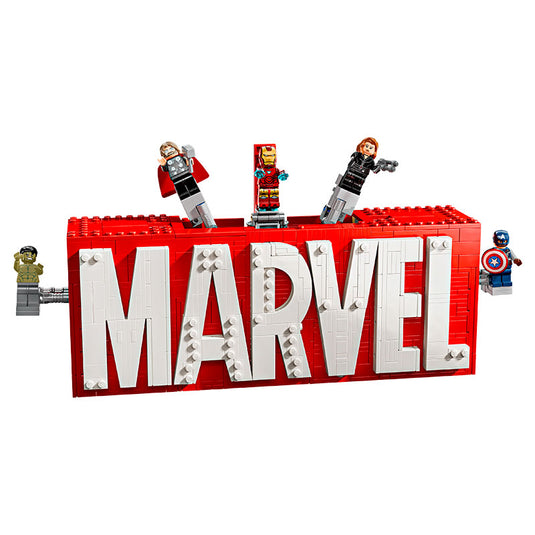 Lego - Super Heroes Marvel - MARVEL Logo & Minifigures #76313