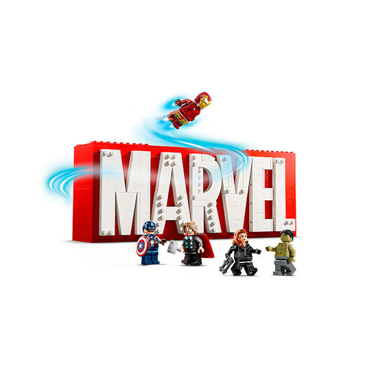 Lego - Super Heroes Marvel - MARVEL Logo & Minifigures #76313