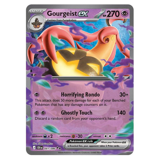 Pokemon - Mega Evolution - Chaos Rising - Gourgeist ex - 041/086