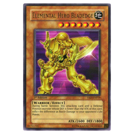 Yu-Gi-Oh! - Starter Deck 2006 - Elemental HERO Bladedge (Ultra Rare) YSD-EN019