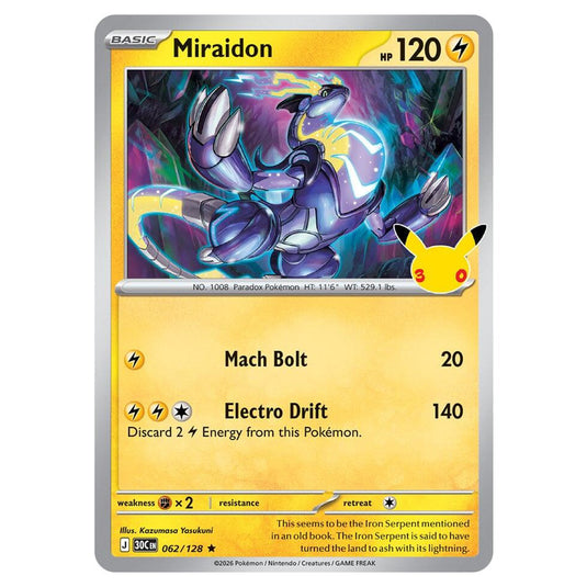 Pokemon - 30th Celebration - Miraidon - 062/128